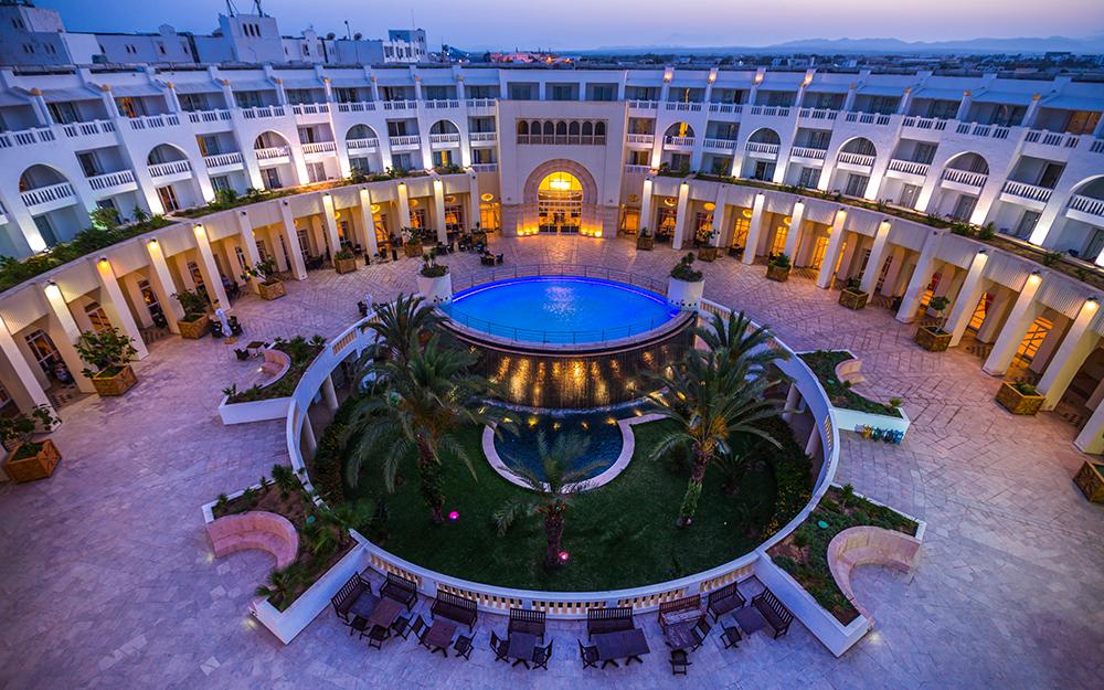 Medina Solaria And Thalasso Hammamet Buitenkant foto The hotel's main courtyard