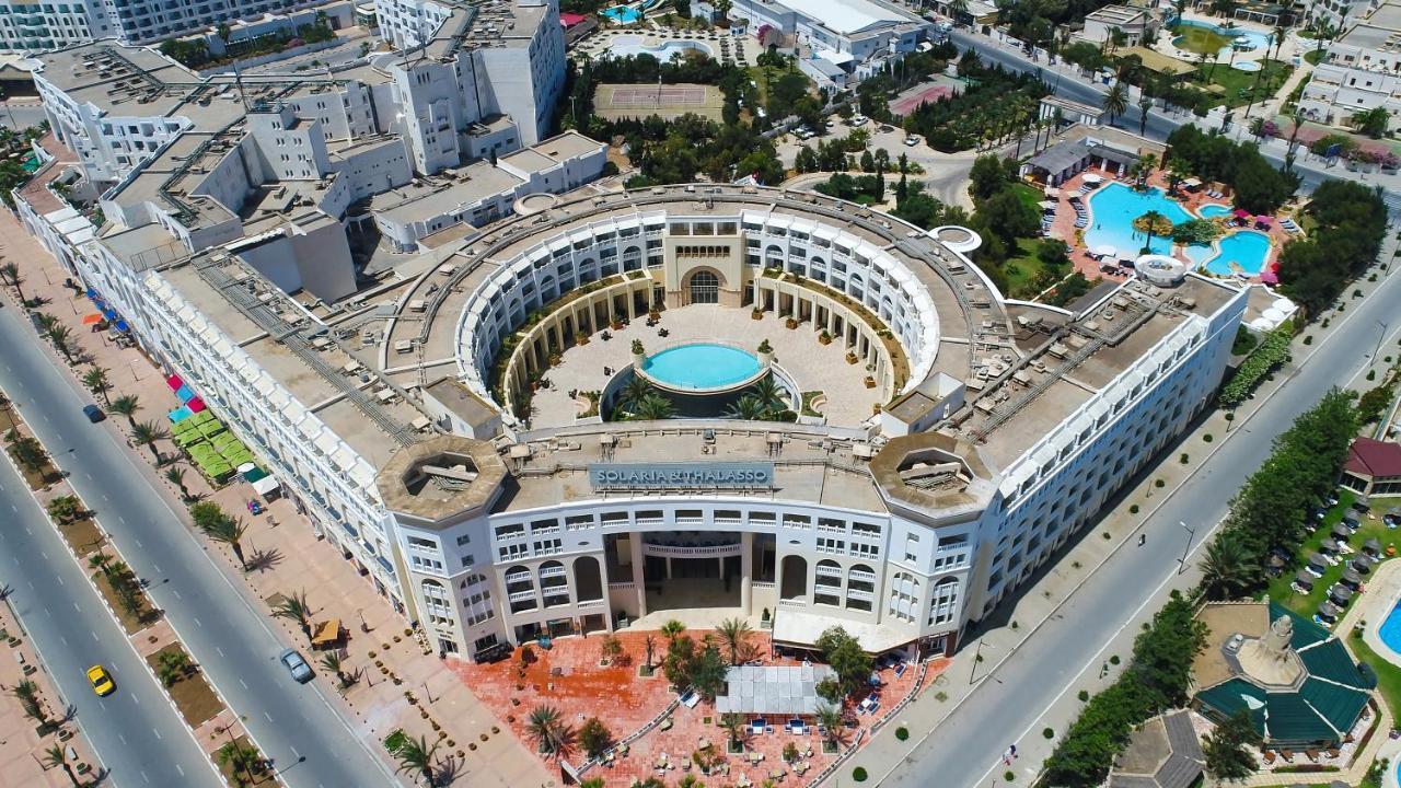 Medina Solaria And Thalasso Hammamet Buitenkant foto Aerial view of the hotel